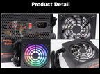 Fonte 500w PSU12V PC Power Sources For Office 500W 24pin ATX Computer Power Supply PSU 500W PC Gaming Power PC Gamer Source Game