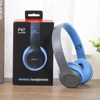 Fone de ouvido multifuncional, portátil e dobrável, sem fio, com Bluetooth 5.0, cartão TF ou conexão com fio.