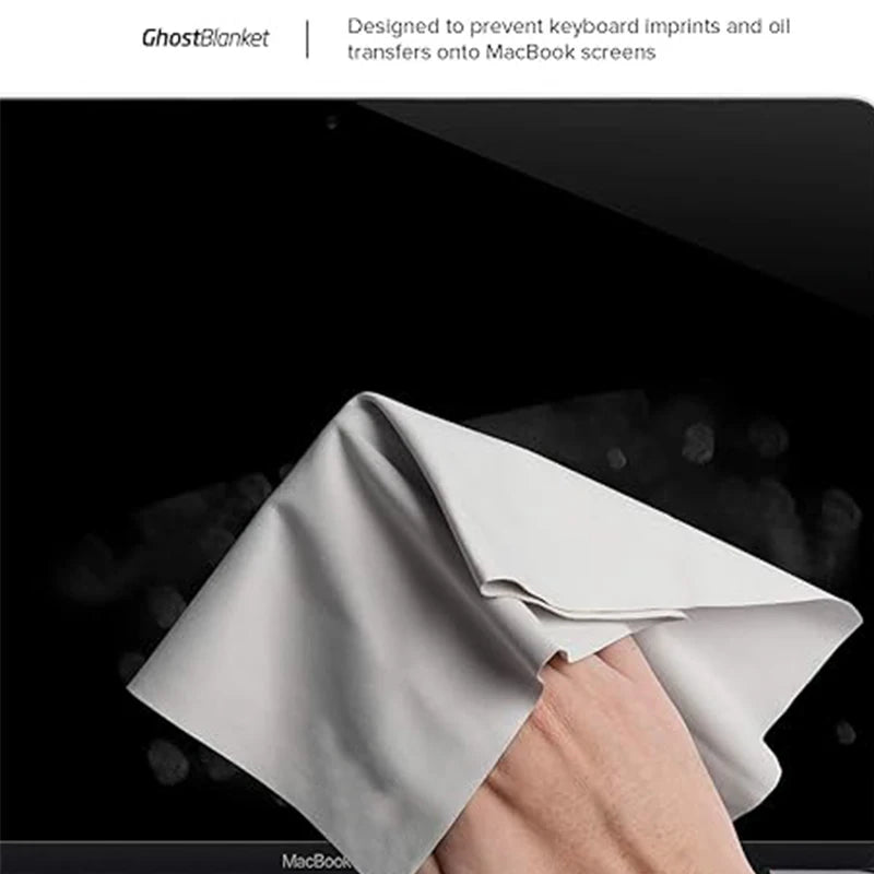 Capa protetora de teclado em microfibra para MacBook Pro 15-16 polegadas e MacBook Air 15, à prova de poeira, ultrafina e impermeável.