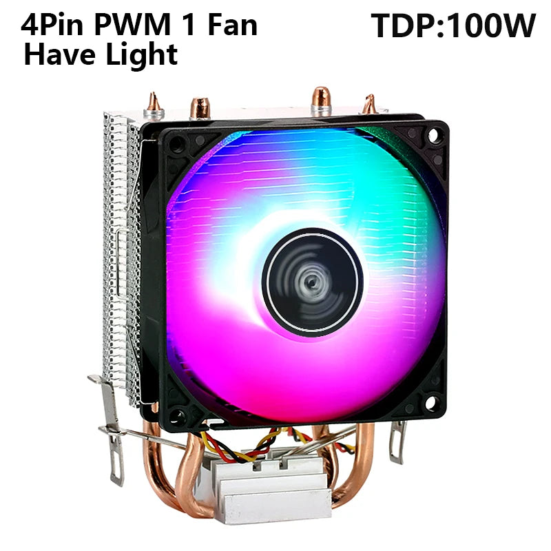 XUANFENG Cooler silencioso para computador, ventoinha para CPU com 2/4/6 heat pipes, conector de 4 pinos/PWM, refrigeração a ar, compatível com LGA115x 1200 2011 2066 x79 x99 AMD