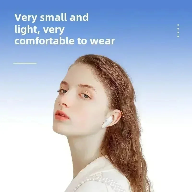 Fones de ouvido Bluetooth TWS sem fio, fones de ouvido intra-auriculares com microfone.