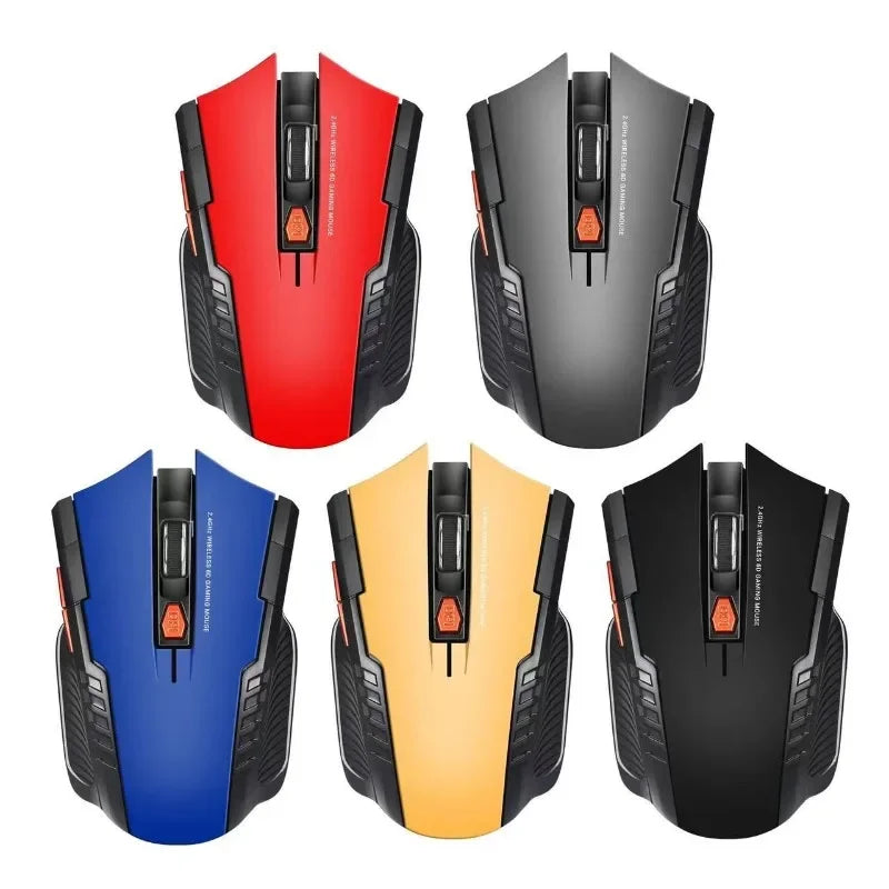 Mouse óptico sem fio de 2,4 GHz, com receptor USB