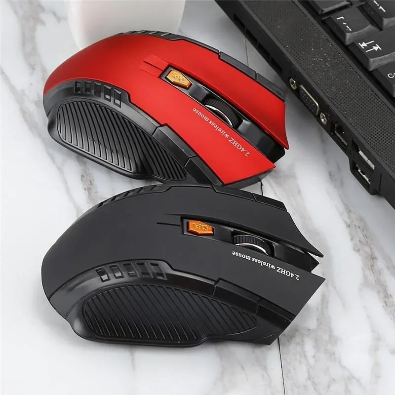 Mouse óptico sem fio de 2,4 GHz, com receptor USB