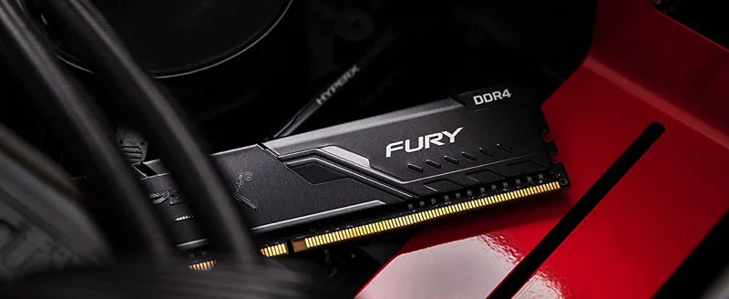 HyperX Fury Memoria DDR4 8GB 16GB 4GB RAM 3200 2666 2400 2133MHz Desktop RAM 1.2V DIMM PC-21300  PC-25600