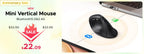 Mouse sem fio UGREEN Bluetooth 5.0, ergonômico, 4000 DPI, 6 botões de silenciamento, para MacBook, tablet, laptop, computador e PC, 2.4G.
