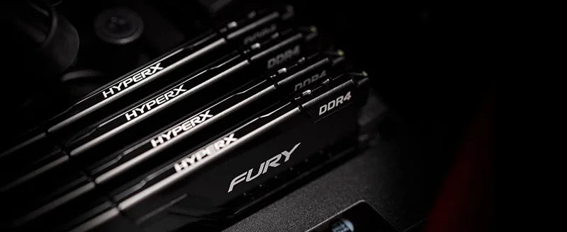 HyperX Fury Memoria DDR4 8GB 16GB 4GB RAM 3200 2666 2400 2133MHz Desktop RAM 1.2V DIMM PC-21300  PC-25600