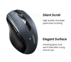 Mouse sem fio UGREEN Bluetooth 5.0, ergonômico, 4000 DPI, 6 botões de silenciamento, para MacBook, tablet, laptop, computador e PC, 2.4G.