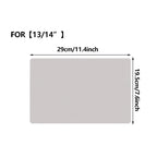 Capa protetora de teclado em microfibra para MacBook Pro 15-16 polegadas e MacBook Air 15, à prova de poeira, ultrafina e impermeável.