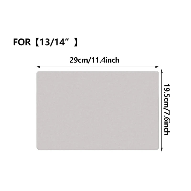 Capa protetora de teclado em microfibra para MacBook Pro 15-16 polegadas e MacBook Air 15, à prova de poeira, ultrafina e impermeável.