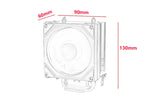 XUANFENG Cooler silencioso para computador, ventoinha para CPU com 2/4/6 heat pipes, conector de 4 pinos/PWM, refrigeração a ar, compatível com LGA115x 1200 2011 2066 x79 x99 AMD