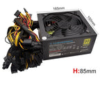 T.F.SKYWINDINTL NEW 2000W ATX PSU Mining Power Supply PC Power Support 8 Display Cards GPU 95% Efficiency for BTC Bitcoin Miner