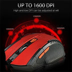 Mini Mouse Portátil Sem Fio Óptico para Jogos de PC e Laptop com Receptor USB