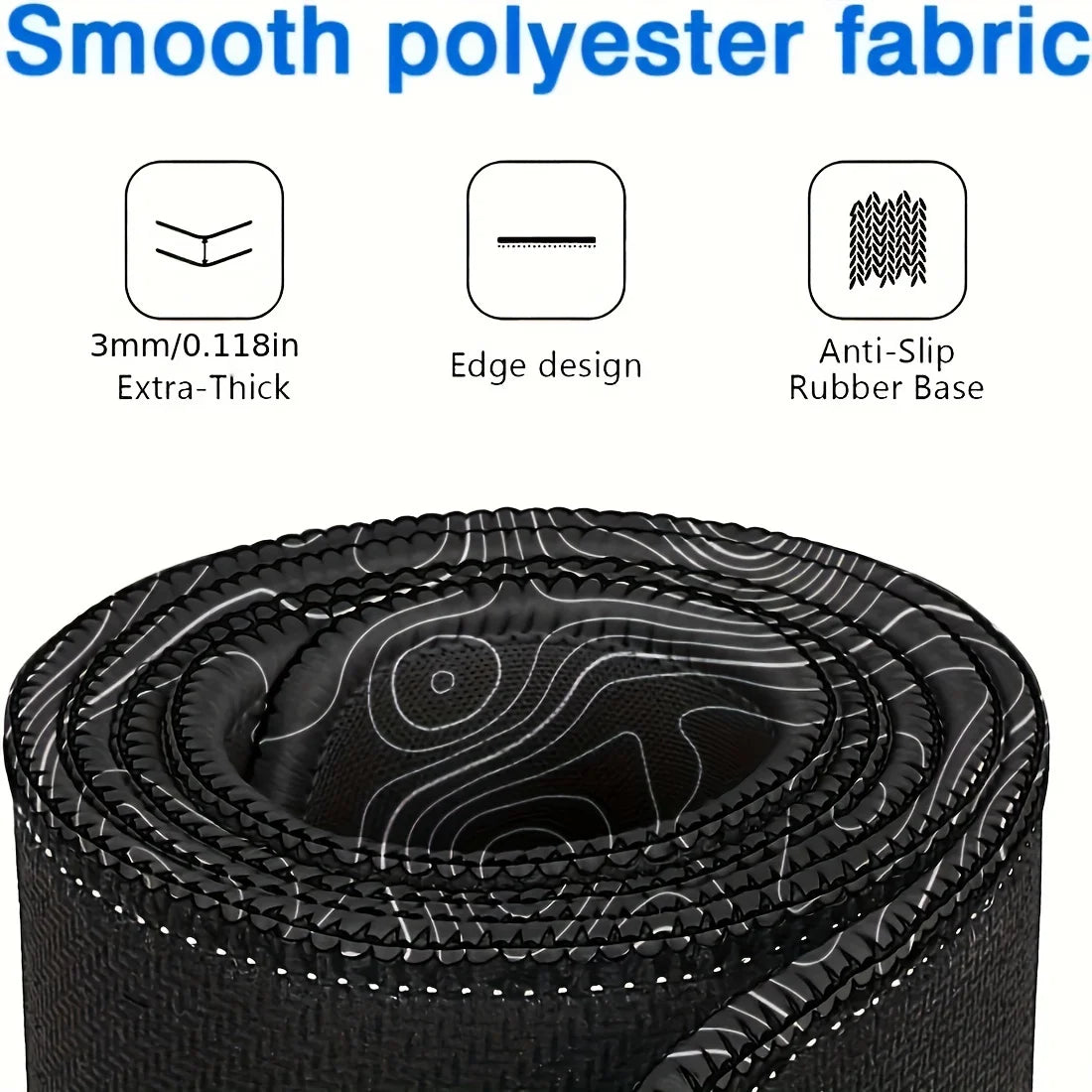 1 Mousepad Grande para Mesa, Mousepad Gamer, Mousepad com Bordas Costuradas e Base de Borracha Antiderrapante.