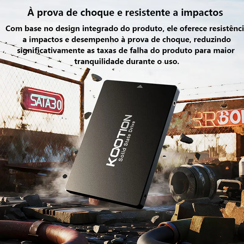Disco rígido SSD SATA KOOTION de 256 GB, 480 GB, 512 GB e 1 TB, SATA3, 2,5 polegadas, disco rígido interno HDD para PC, laptop e PS4.