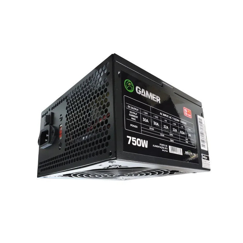 Fonte Gamer 750W 115V-230V / Ultra silenciosa