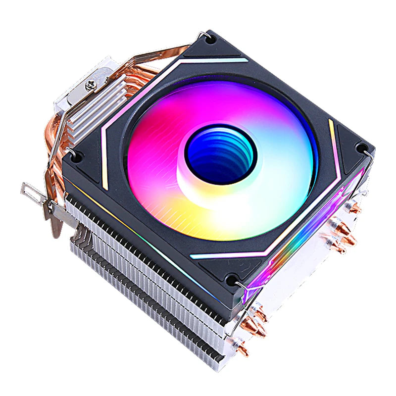 XUANFENG Cooler silencioso para computador, ventoinha para CPU com 2/4/6 heat pipes, conector de 4 pinos/PWM, refrigeração a ar, compatível com LGA115x 1200 2011 2066 x79 x99 AMD