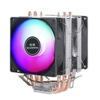 XUANFENG Cooler silencioso para computador, ventoinha para CPU com 2/4/6 heat pipes, conector de 4 pinos/PWM, refrigeração a ar, compatível com LGA115x 1200 2011 2066 x79 x99 AMD