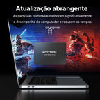 Disco rígido SSD SATA KOOTION de 256 GB, 480 GB, 512 GB e 1 TB, SATA3, 2,5 polegadas, disco rígido interno HDD para PC, laptop e PS4.