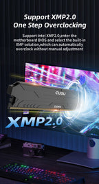 CUSU Memoria Ram DDR4 8gb 16gb 3200mhz 3600mhz DDR4 Desktop Memory 288pin Udimm XMP2.0 Heatsink for Motherboard