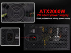 T.F.SKYWINDINTL NEW 2000W ATX PSU Mining Power Supply PC Power Support 8 Display Cards GPU 95% Efficiency for BTC Bitcoin Miner