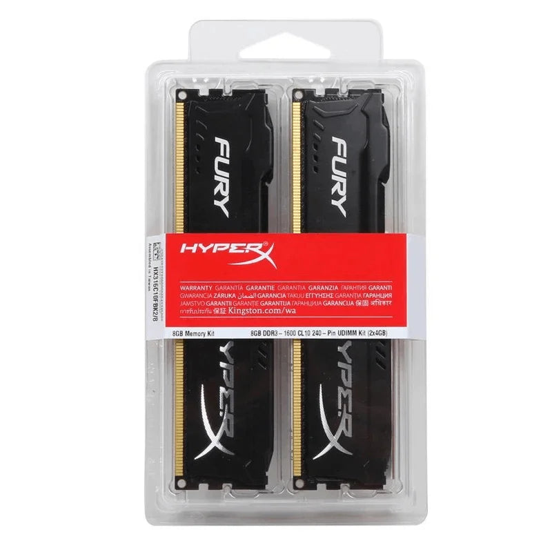 Kingston Memoria DDR3 8GB 16GB (2x8GB) Kit RAM 1600MHz 1333MHz 1866MHz 2133MHz 2400MHz Desktop RAM 1.5V DIMM PC3-12800 14900