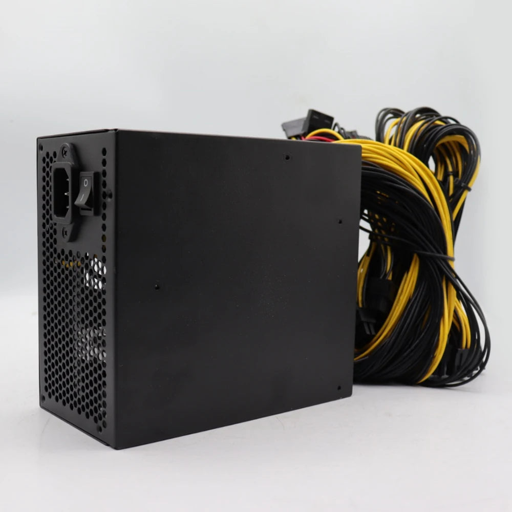 T.F.SKYWINDINTL NEW 2000W ATX PSU Mining Power Supply PC Power Support 8 Display Cards GPU 95% Efficiency for BTC Bitcoin Miner