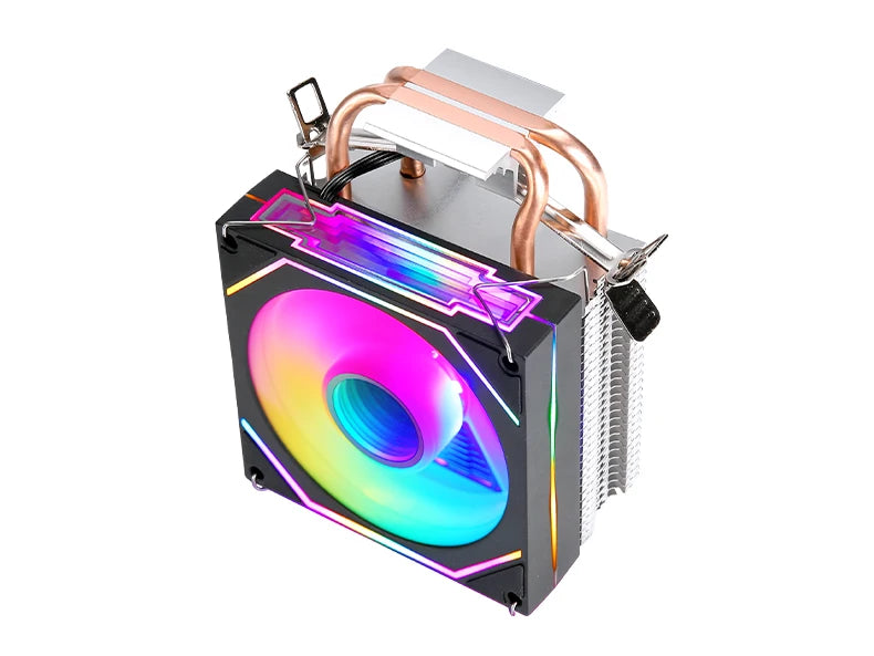 XUANFENG Cooler silencioso para computador, ventoinha para CPU com 2/4/6 heat pipes, conector de 4 pinos/PWM, refrigeração a ar, compatível com LGA115x 1200 2011 2066 x79 x99 AMD