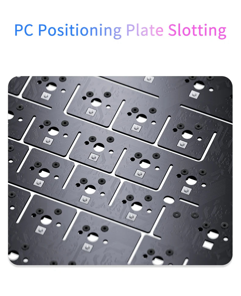 Teclado mecânico para jogos Ajazz AK820/AK820Pro Bluetooth 5.1/Sem fio/Com fio, teclado personalizado com botão giratório e junta de encaixe rápido.