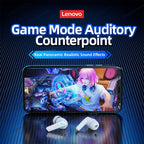 Choice Lenovo GM2 Pro TWS Wireless Bluetooth V5.3 Earphone HD Call Low Latency Headphones Dual Mode Music Gaming Earbuds GM2PRO
