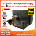 T.F.SKYWINDINTL NEW 2000W ATX PSU Mining Power Supply PC Power Support 8 Display Cards GPU 95% Efficiency for BTC Bitcoin Miner