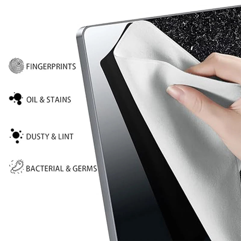 Kit de limpeza para teclado e tela de notebook em microfibra, resistente à poeira, para MacBook Pro de 13/15/16 polegadas.