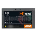 Fonte de alimentação Aigo AK 700W para PC, silenciosa, com ventoinha RGB de 120 mm, conector de 24 pinos, 12 V, formato ATX, para computadores desktop