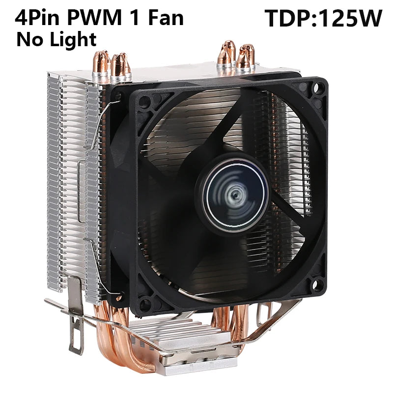 XUANFENG Cooler silencioso para computador, ventoinha para CPU com 2/4/6 heat pipes, conector de 4 pinos/PWM, refrigeração a ar, compatível com LGA115x 1200 2011 2066 x79 x99 AMD