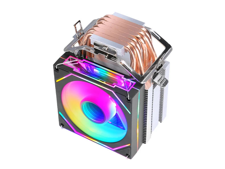 XUANFENG Cooler silencioso para computador, ventoinha para CPU com 2/4/6 heat pipes, conector de 4 pinos/PWM, refrigeração a ar, compatível com LGA115x 1200 2011 2066 x79 x99 AMD