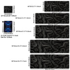 1 Mousepad Grande para Mesa, Mousepad Gamer, Mousepad com Bordas Costuradas e Base de Borracha Antiderrapante.