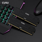 CUSU Memoria Ram DDR4 8gb 16gb 3200mhz 3600mhz DDR4 Desktop Memory 288pin Udimm XMP2.0 Heatsink for Motherboard