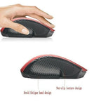 Mini Mouse Portátil Sem Fio Óptico para Jogos de PC e Laptop com Receptor USB