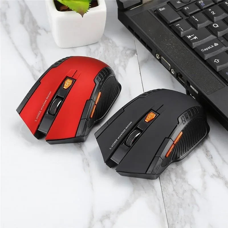 Mouse óptico sem fio de 2,4 GHz, com receptor USB